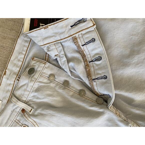 Levi’s Premium 501 '90s Jeans 100% Cotton Denim Button fly 31x32 NWT - Picture 12 of 16